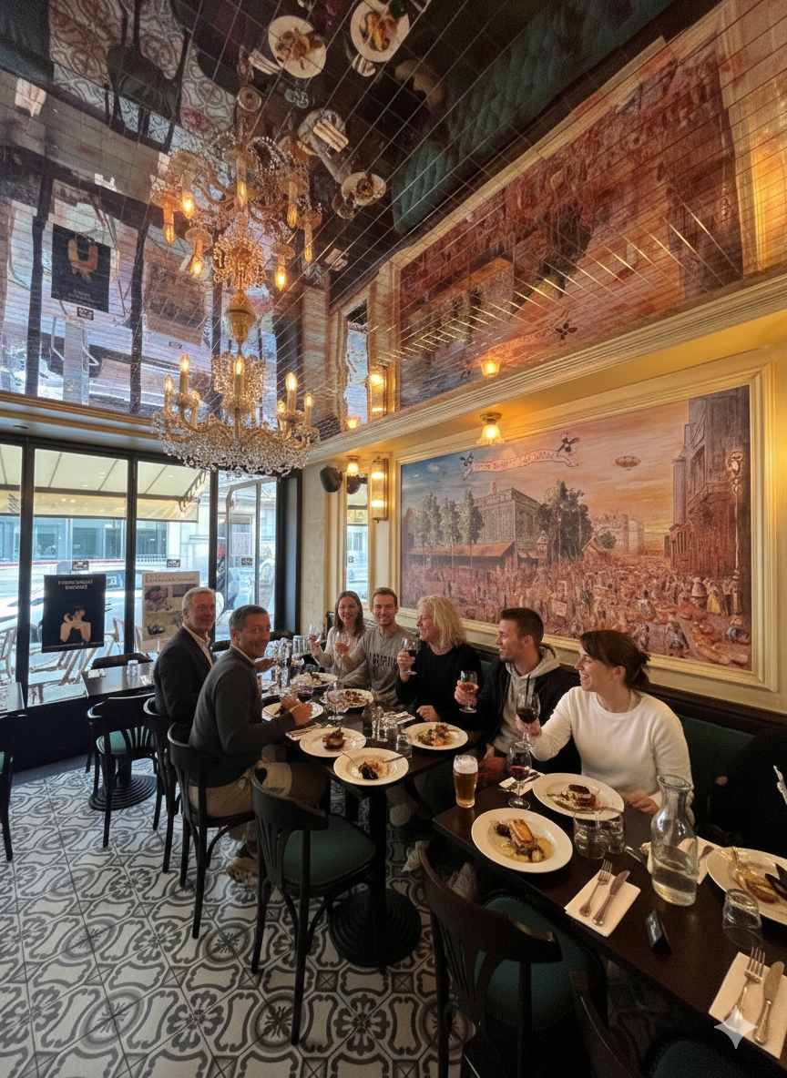 Dîner de groupe au Thermidor