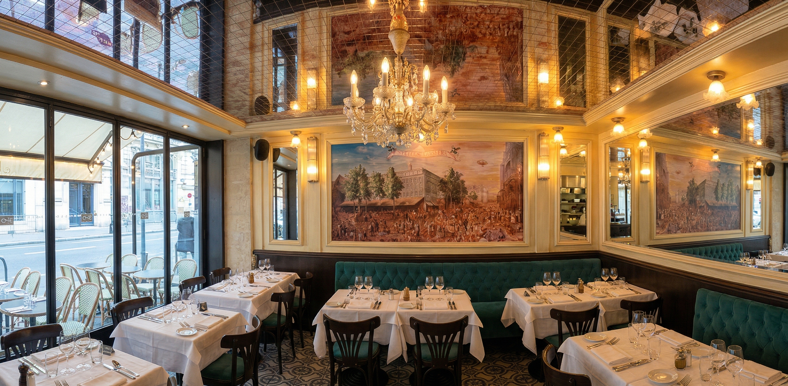 Vue panoramique de la salle du Thermidor